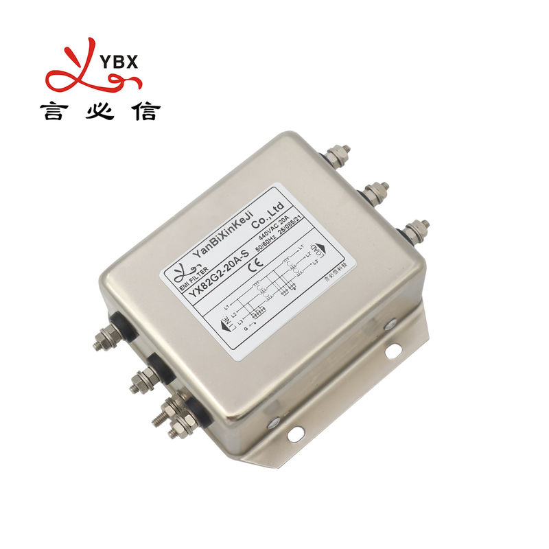 filtro passivo da potere di EMI Filter contabilità elettromagnetica dell'invertitore 20A per il servomotore